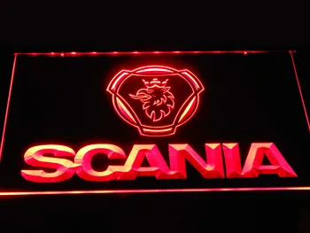 d393 Scania Car Truck led Неонови Светещи Табели с превключвател за включване/Изключване 7 цвята по избор